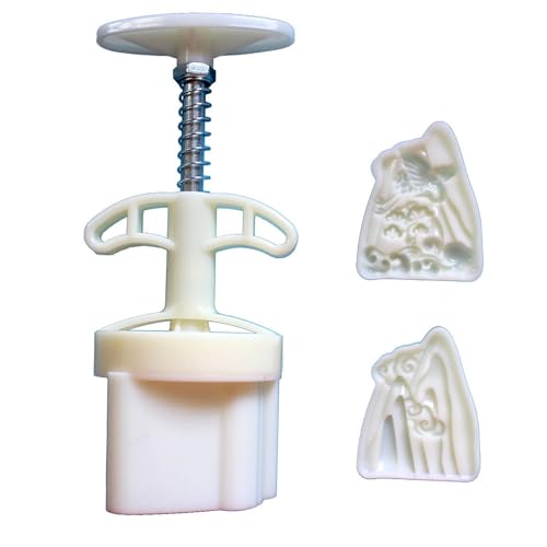 jebyltd Hand Pressed Pastries Mold Plastics Cake Mold Household Baking Tool for Dessert Enthusiasts Molds Set - Image 3