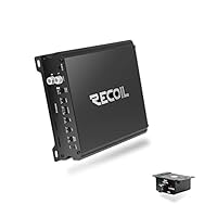 RECOIL DI650.2 2-Kanal Auto Verstärker 1400W Class-D Vollbereichs MOSFET Endstufe, 2-4 Ohm stabil & brückbar