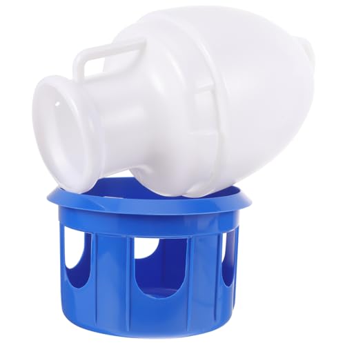ノーブランド品 ?子用プラスチック給水器 容量 鳩 小鳥用水飲み器 ケージ設置簡単 水位一定で溢れ防止 持ち運び便利なハンドル付き
