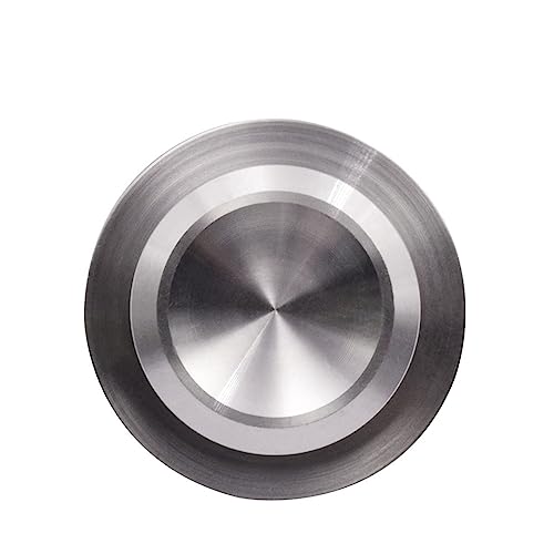 Interrupteur de chasse d'eau automatique rond 19mm bouton poussoir avec réinitialisation 1 Pcs