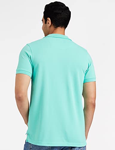 Image of Amazon Brand - Symbol Men's Cotton Rich Solid Polo Tshirt | Collar Tshirts | Half Sleeves | Plain-Regular Fit (Available in Plus Sizes and Combo Pack of 2)