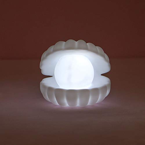 Preisvergleich Produktbild EONANT Muschel Perlenlampe, 3 Stück niedlichen verträumten Nachtlicht, Nachttischlampe, Kinderspielzeug, für Mädchen und Kinder Schlafzimmer Beleuchtung Dekoration