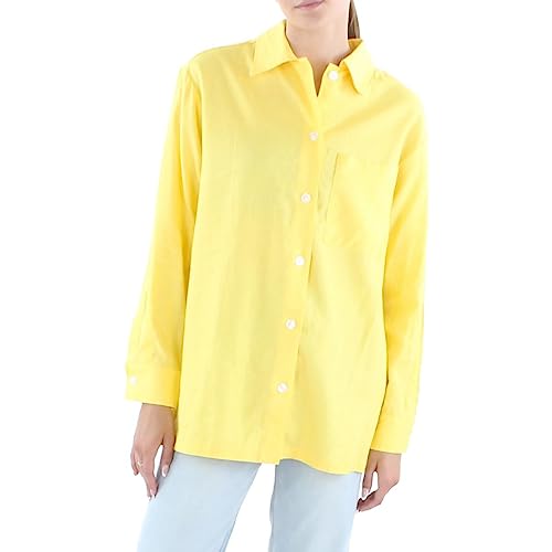 Image of Anne Klein Women's Oxford Shacket W /Chest Pkt