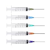 5 Pack 5ml Ink Filling Syringe Luer Lock Plastic Syringes With Platic 1.5'' Blunt Needle Tip For Liquid Glue Oil Ink - Image 4