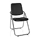 Produktbild hjh OFFICE 706300 Konferenzstuhl klappbar ESTO Kunstleder Besucherstuhl ergonomisch, vielseitig einsetzbar, Klappstuhl, Schwarz