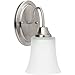 Sea Gull 49806BLE-962 Holman 1-Light Wall Sconce, Brushed Nickel