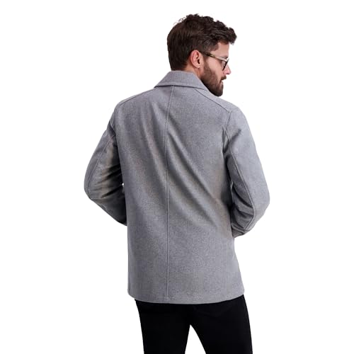 Image of Nautica Men's Wool Blend Peacoat - Double-Breasted Winter Coat, Regular, Big & Tall Sizes
