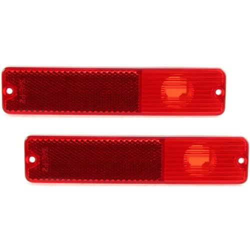 WooWiss Set of 2 Side Markers Corner Lamp Parking Light Cornerlight Fits Pair 14877392