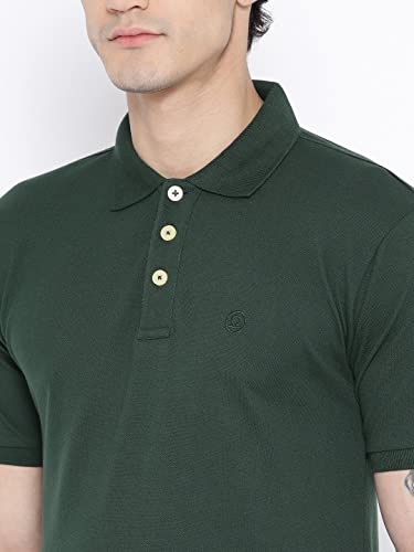 Image of CHKOKKO Men's Cotton Regular Fit Half Sleeves Polo T-Shirt