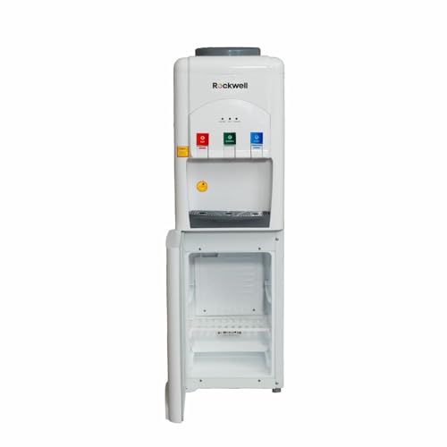 Image of Rockwell Water Dispenser with Refrigerator, Xtra Pure R-G, Hot, Cold & Normal, Low Power Consumption, Grey