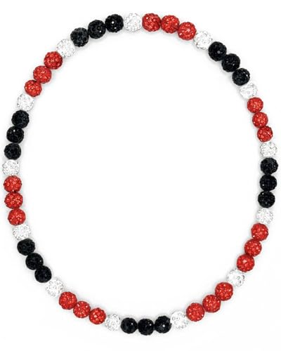 Baseball Bead Necklace for Men, 16/18/20