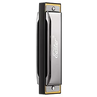 Eastar Major Blues Harmonica Diatonique 10 Trous C Harmonica Débutant clé pour Enfants étudiants Adultes Avec étui… - Les Beatles, Paul McCartney, John Lennon, RIngo Starr, George Harrison Eastar Major Blues Harmonica Diatonique 10 Trous C Harmonica Débutant clé pour Enfants étudiants Adultes Avec étui… – Image 2