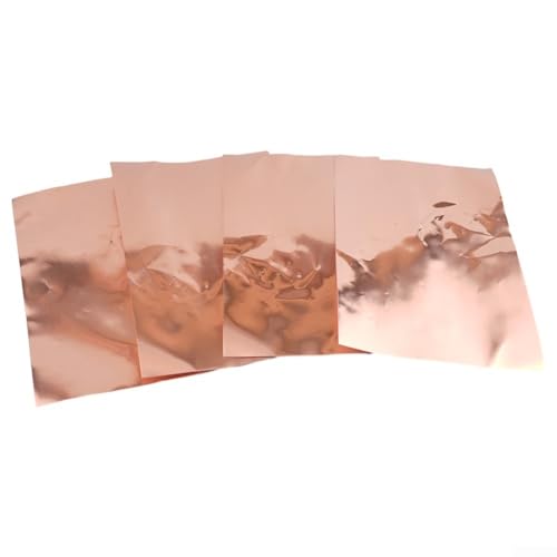 Quatre feuilles de blindage en cuivre de 20 x 30 cm pour guitare et basse, aident à réduire le bruit et le bourdonnement induits par les RFI sur les appareils électroniques