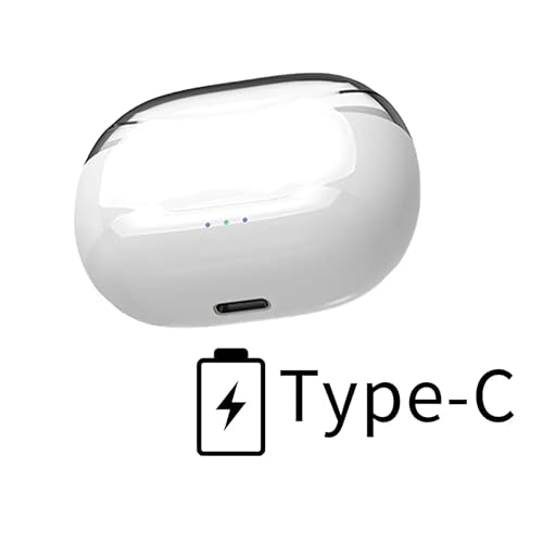 Image of Balson AG-7901 Rechargeable Wireless Hearing Aid for All Ages with Active Noise Control - 5 Channel Volume Control, High-Frequency (White, For Single Ear, with Dry Kit and 1 Year Warranty)