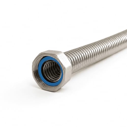 Tubo corrugato in acciaio inox da 1", tubo flessibile corazzato DN20, 4000