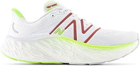 New Balance Men's Fresh Foam X More V4 Running Shoe, Quartz Grey/Thirty Watt/Brick Red, 10.5 | Image 2