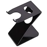 Anself Acrylic Shaving Razor Brush Holder Stand 2-In-1 Plastic Shaving Tool for Razor Storage Men's Shaving Tool