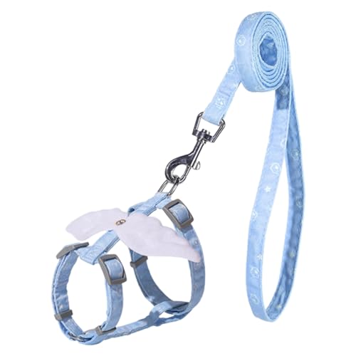XAGMODSHN Cat Harness Pull Cat Leash for Walking Escape Proof Adjustable Cat Vest Kitten Control Leash Harness Photo Props