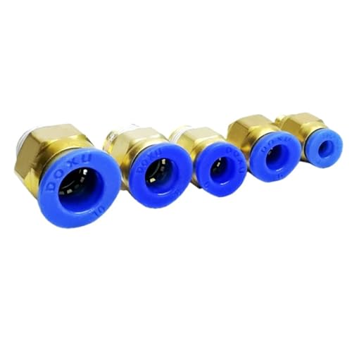 Conectores neumáticos rectos de 8mm y 1/2 pulgada para mangueras de aire 3