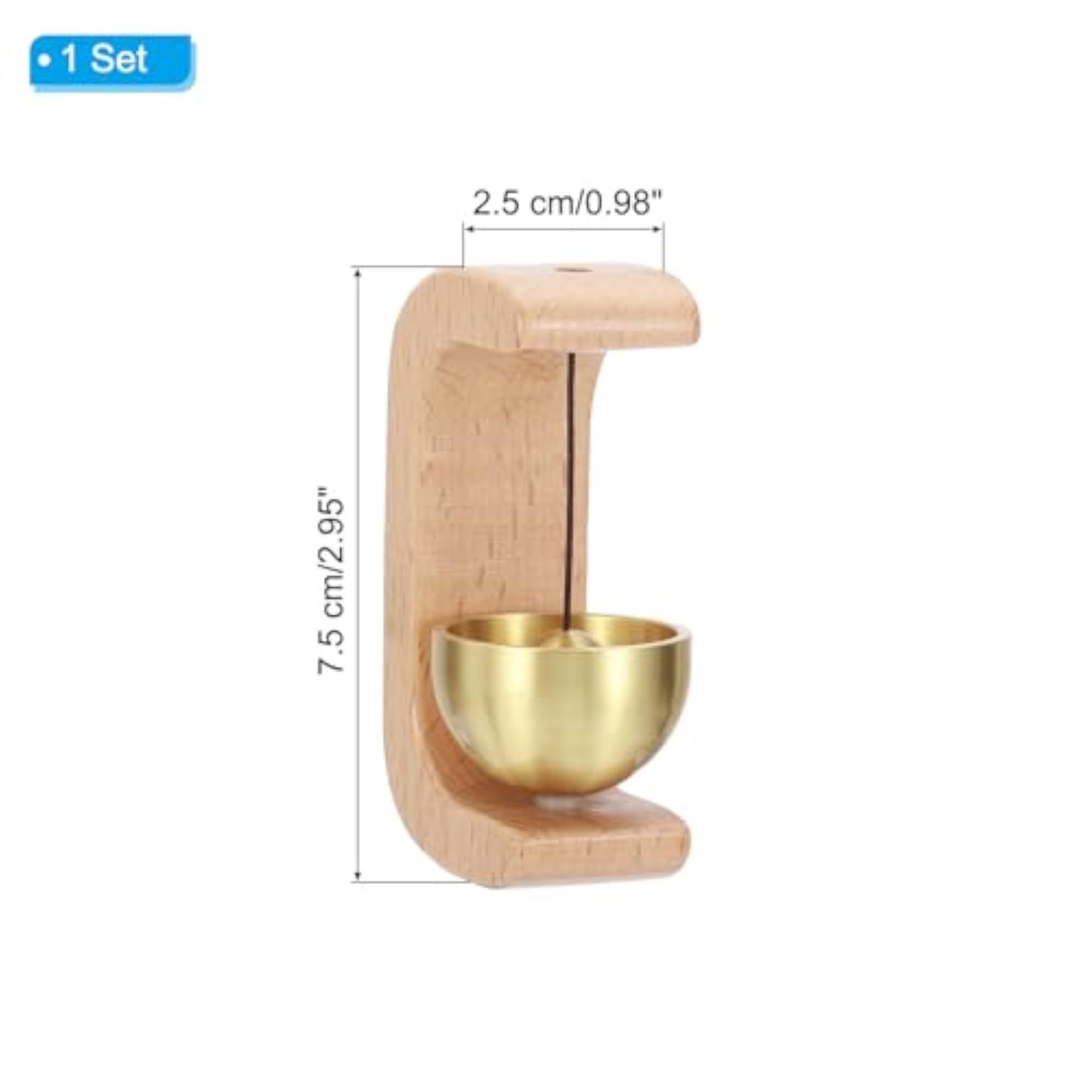 Shopkeepers Bell with Wooden Door Chime