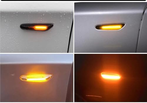 Intermitentes laterales LED que eliminan el parpadeo lento en BMW E91 E92 E93 E87 E82 4