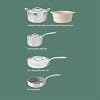 Bloomhouse - Two Time Oprah's Favorite Things Winner - 8 Piece Triply Stainless Steel Pots and Pans Cookware Set W/Grey Non Toxic Pro Ceramic Non Stick Interior #2