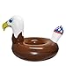 Coconut Outdoor Patriotic Bald Eagle Pool Float – Inflatable Pool Ring – Durable Long Lasting Lounge Tube and Water Toy – Fun Decoration for Parties, Events – Ages 8+ Years