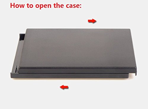 Caja externa USB 2.0 para unidad óptica SATA 9.5mm miniatura 5