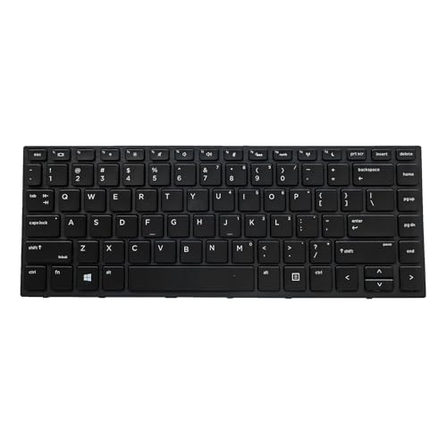 Clavier pour HP ProBook remplacer touches usées ordinateur portable version RU L28406-001 - 2