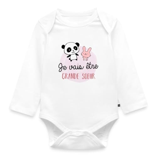 Body bio future grande soeur panda lapin manches longues pour cadeau