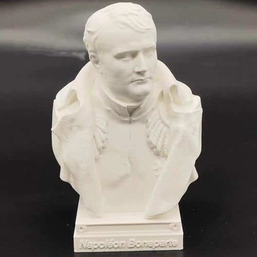 Statue César Alexandre Buste Impression 3D Napoléon Figure Gengis Khan Sculpture pour décoration de salon maison étagère Figurine de collection (Napoléon)