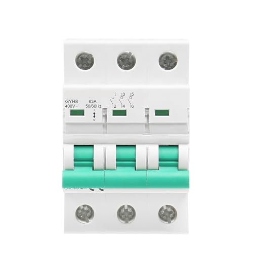 Disjoncteur domestique ou industriel GYH8 interrupteur triphasé 400V