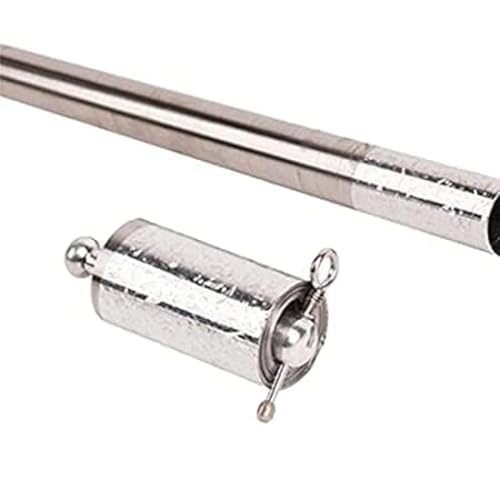 FALCON HUB Magical Safety Stick | Silver Appearing Cane Metal Steel Professional Trick Prop Stretchable Extendable Pocket Stick for Kids Girls Boys Adult