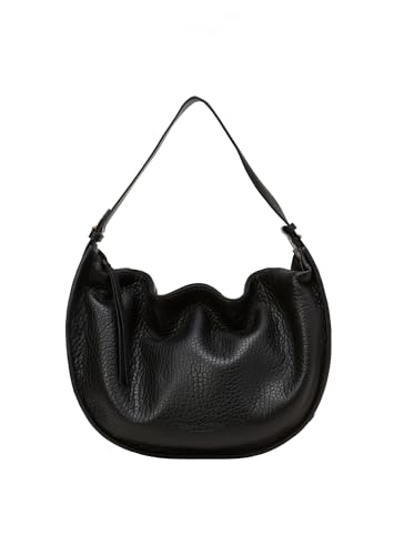 Sac hobo Marc O'Polo cuir noir Aamu | Sac à épaule bandoulière femme fourre-tout