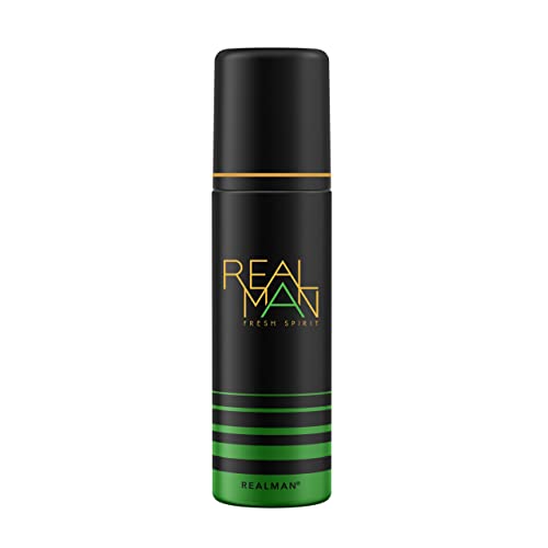 Fogg Realman Fresh Spirit Deodorant, Strong Mens Body Spray, Long Lasting Fragrance, 200Ml