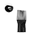 Hair Dryer Diffuser Attachment, Professional Blow Dryer Nozzle with Comb for Curly & Wavy Hair, Black