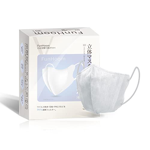 [FunHoom] �s�D�z�}�X�N ���̌^ ����̌��� �g���̂ă}�X�N 60�� �y���{�����ɐ݌v���ꂽ������ʃ}�X�N�z�}�X�N ������ �ʋC�� ���r�� �����ɂ��Ȃ�ɂ��� �ċz���₷�� 8�F�I��