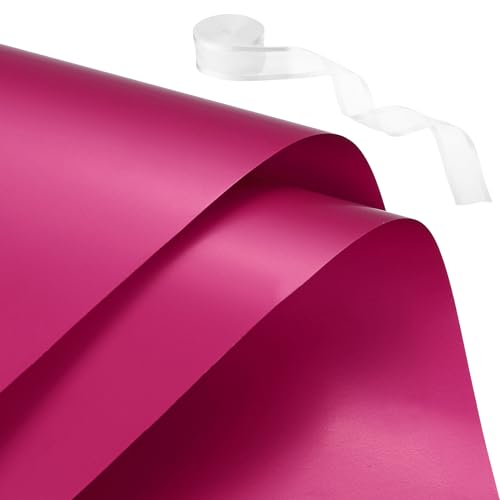 PATIKIL 20 Sheets Flower Wrapping Paper, 22.8