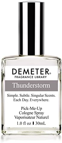 DEMETER Natural Perfume Spray Cologne for Women and Men, Thunderstorm, 1 oz