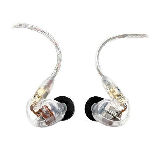 Shure SE535-CL Sound Isolating Earphones with Triple High Definition MicroDrivers