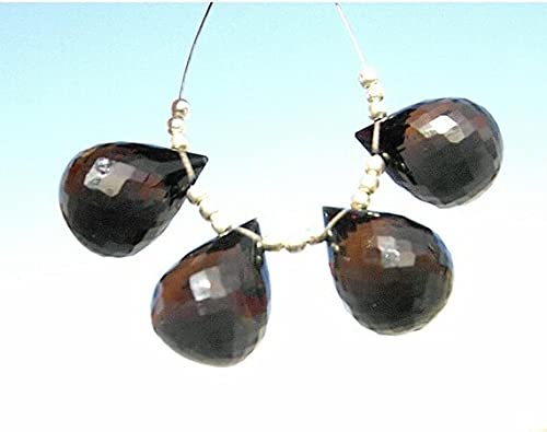 Smoky Quartz en paires assorties de 16x12mm pour réussir facilement vos boucles d'oreilles symétriques