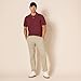 Amazon Essentials Men's Slim-Fit Casual Stretch Chino Pant, Khaki Brown, 35W x 30L
