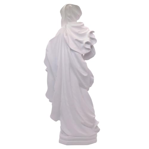 Estatua de la Madonna para Cocina en Resina Blanca miniatura 4