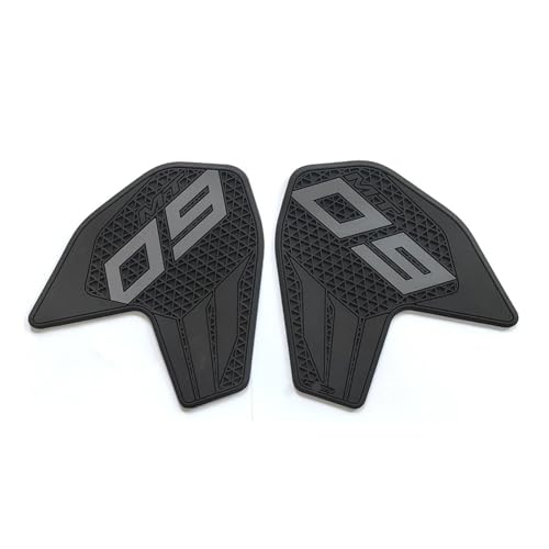 Autocollant réservoir moto MT09 protection antidérapante caoutchouc noir 2013-2020