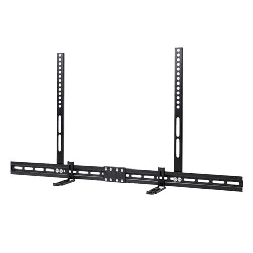 Barre de son pour téléviseur à installation facile avec support discret toutes tailles