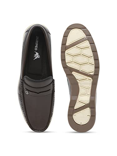 Image of Buckaroo Jaripeo BART Premium Vegan Synthetic Tan Casual Loafer for Mens