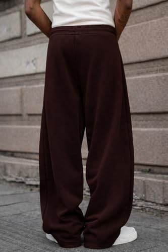 Image of Rockwell Men's Baggy Sweatpants | Cotton Terry Relaxed Fit Joggers for Men | Oversized Streetwear Track Pants | Casual Gym & Everyday Wear| 007