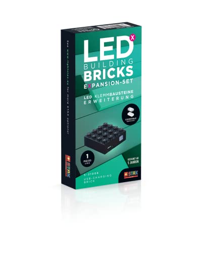 STAX Extra USB Charging-Brick Expansion Schwarz kompatibel mit Bausteinen trad. Hersteller Cover