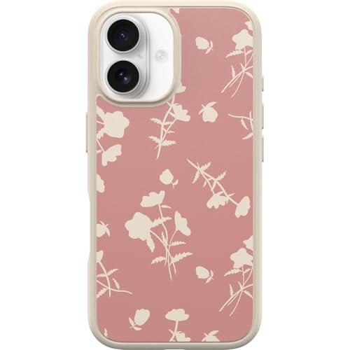 Image of OtterBox iPhone 16 Symmetry Series Case - Pink Petals - Ultra-Thin, Sleek iPhone Case, Aesthetic & Cute Floral iPhone Case
