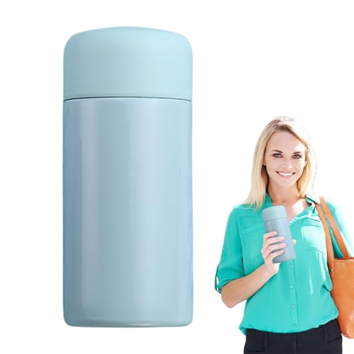 Termosellable, botella de agua de acero inoxidable de 150 ml con colador de té, taza térmica a prueba de fugas para deportes, exteriores, escuela, ciclismo, picnic y viajes